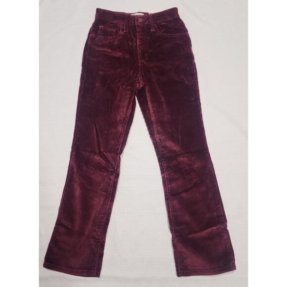 Universal thread high rise ankle bootcut Waist 26'' length 36'' corduroy women's - Picture 2 of 7